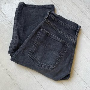 Levi’s ribcage in washed black size 29